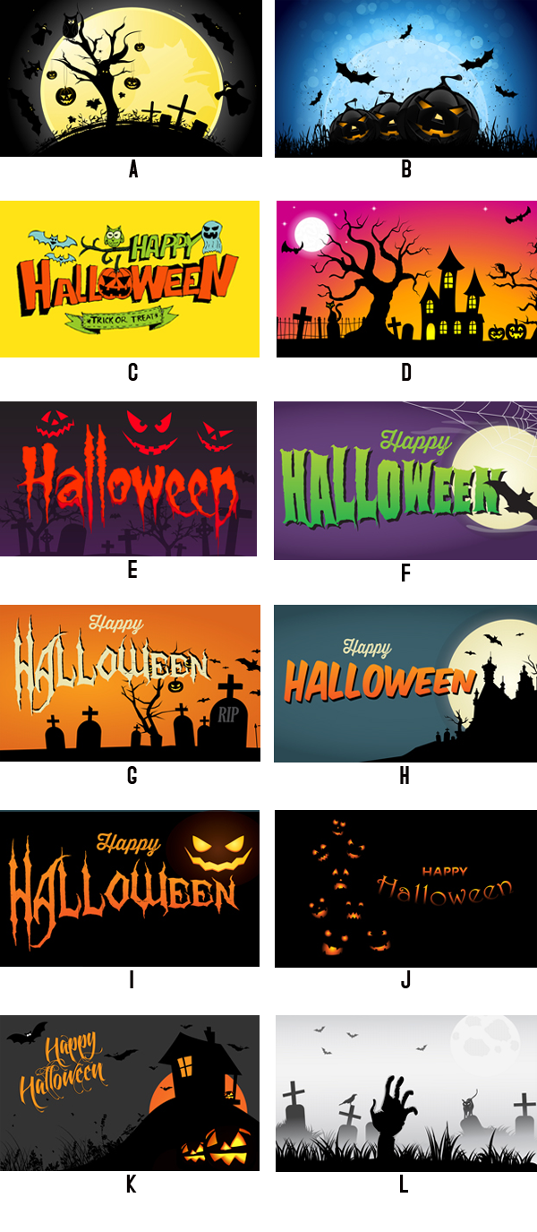 choose a halloween banner design