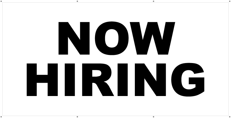 printable now hiring signs